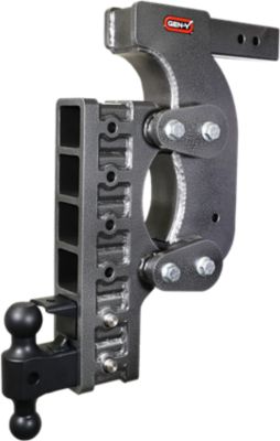 GEN-Y Hitch 2.5 in. Receiver 21K lb. Capacity The Boss Torsion-Flex Pintle Lock Hitch w/ Versa-Ball/GH-0100 Kit, 21 in. Drop