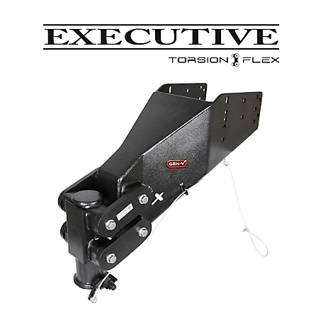 GEN-Y Hitch Executive Torsion-Flex Turning Point Fifth Wheel to Gooseneck 2-5/16 in. Coupler, 1.5K-3.5K Pin Weight, 21K Towing