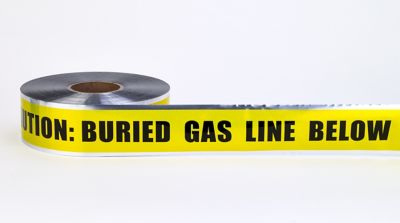 Mutual Industries 3 in. x 1,000 ft. Detect Gas Line Tape