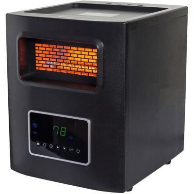 Lifesmart Electric 4-Wrapped Element Infrared Patio Heater with USB Charging, 5,118 BTU