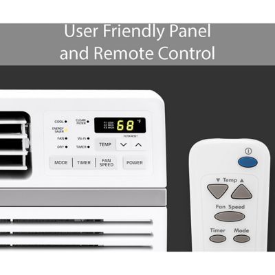 Image showing  14,000 BTU Window Smart Air Conditioner with Remote