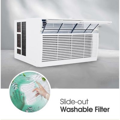 Image showing  230V Smart Window Air Conditioner with Remote, 1,000 sq. ft., 18,000 BTU
