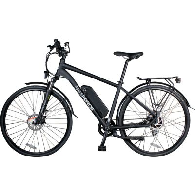 Image showing 9 th FreeForce Unisex 20 in. 8-Speed The Fairmount Electric Commuter Bike with Thumb Throttle and Pedal Assist, Matte Black