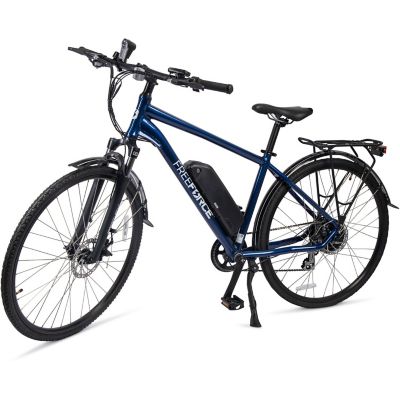 FreeForce The Fairmount 20 in. Electric Commuter Bike with Thumb Throttle and Pedal Assist in Navy, FBCM03NVY