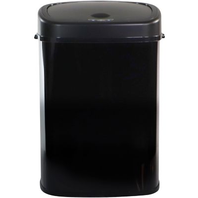 Hanover 13.2 gal. Trash Can with Sensor Lid, Black