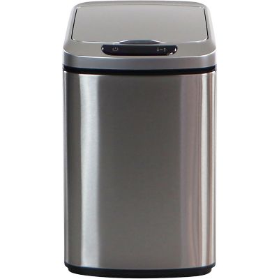 Hanover 9 L/2.3 gal. Trash Can with Sensor Lid, Stainless Steel