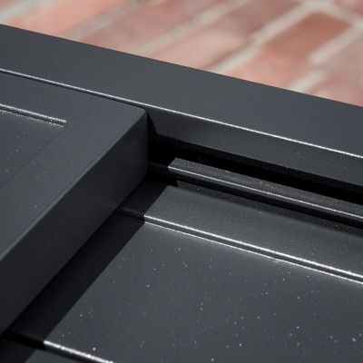 Image showing  Nova 9-Piece Dining Set in Gray/White9 pc. Nova Dining Set, Gray/White