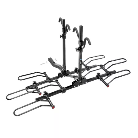 Pro-Series 4-Bike Q-Slot Rack with Tilt Feature 2" Square Receiver Mount Rail Mount Hitch Cargo Carriers