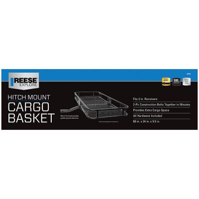 Reese Explore 500 lb. Capacity Rambler Bolt-Together Cargo Carrier, 2 in. Square Receiver Mount