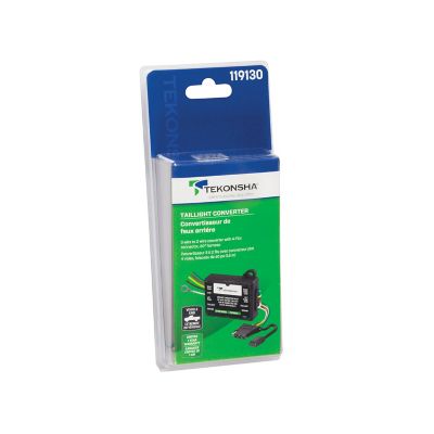 Tekonsha Tail Light Converter with 4-Flat Car End Connector