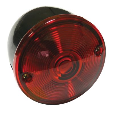 Reese Towpower Round Tail Light with License Light, 4 in.