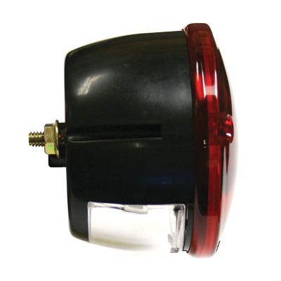 Image showing  Round Tail Light with License Light, 4 in.