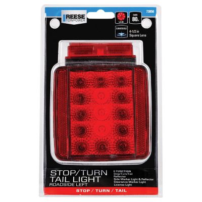 Image showing  LED Submersible 8 Function Over 80 in. Trailer Tail Light License Light, Left