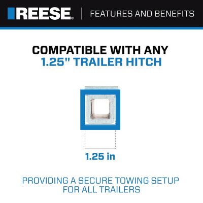 Image showing  Ball Mount Class II, Fits 1-1/4 in. Hitch Box Opening, 06280