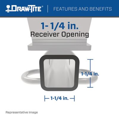Image showing  Trailer Hitch Class I, 1-1/4 in. Receiver, 25001