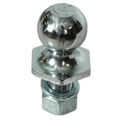 Reese Towpower 1 in. Shank 6,000 lb. Capacity Interlock Hitch Ball, 2 in. Ball Diameter, 72803