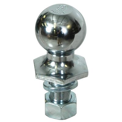 Reese Towpower 1 in. Shank 6,000 lb. Capacity Interlock Chrome Hitch Ball, 2-5/16 in. Ball Diameter, 72806