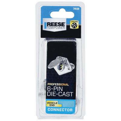 Image showing  6-Way Vehicle End Wiring Connector, No Wire, 74129