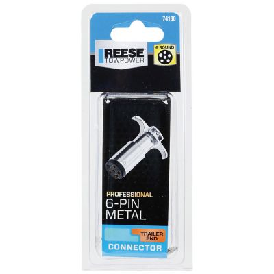 Image showing  6-Way Trailer End Wiring Connector, No Wire, 74130