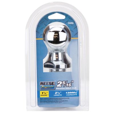Image showing  1-1/4 in. x 2-1/2 in. Shank 10K lb. Capacity Hitch Ball, 2-5/16 in. Ball Diameter, 74294
