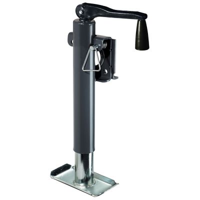 Bulldog 1 Ton Industrial Top Wind Jack with ft. Plate, 10 in. Travel, 74414