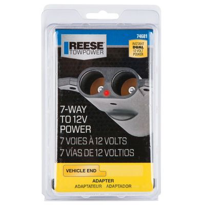 Image showing  Towing Electrical Adapter, 7-Way to 12V Outlet