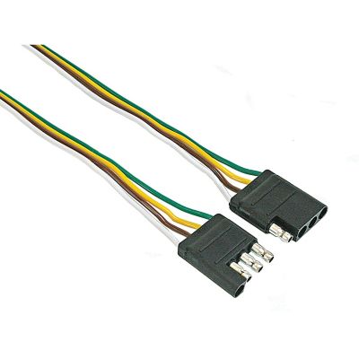 Image showing  4-Way Flat Extension Wiring Connector, 48 in. Wire, 74689