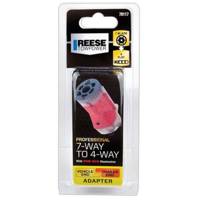 Image showing  7-Way Flat to 4-Way Flat Wiring Adapter, Tow-Glo Light, 78117
