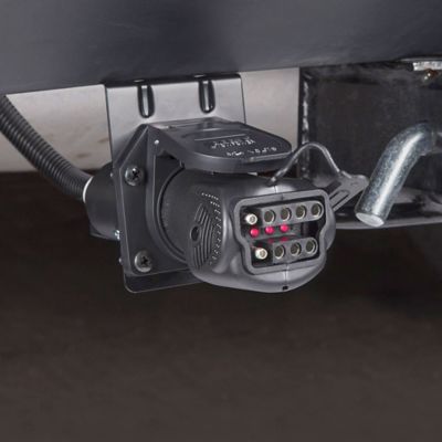 Image showing  7-Way Flat to 5-Way and 4-Way Flat Wiring Adapter with LED Tester, 78118