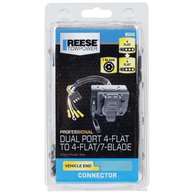 Image showing  7-Way Flat to 4-Way Flat Wiring Adapter, 85343