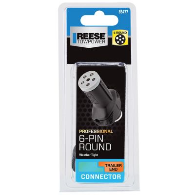 Image showing  6-Way Trailer End Wiring Connector, No Wire, 85477