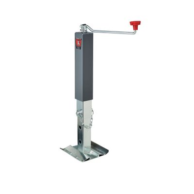 Bulldog 10,000 lb. Trailer Jack, Top Wind, Square, 15 in. Travel, No Mount, 180354