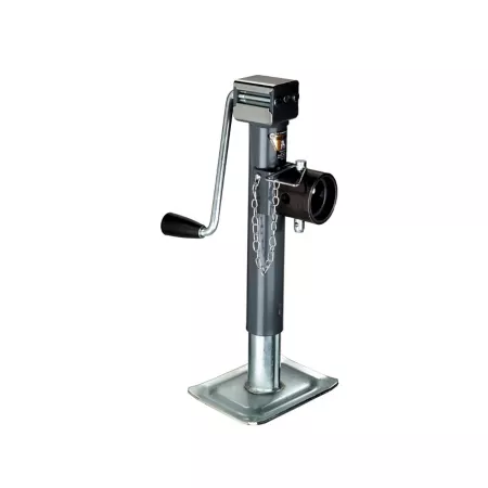 Bulldog 7 000 lb Trailer Jack Swivel Crosswind 10 in Travel Weld-on Tubular Bracket Trailer Jacks