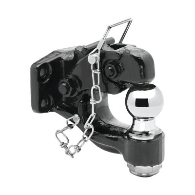 Draw-Tite Bolt-On Pintle Hook with 2 in. Ball, 16,000 lb. Capacity Hook, 10,000 lb. Capacity Ball
