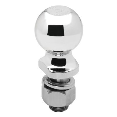 FULTON 1 in. x 2-1/8 in. Shank 6K lb. Capacity Hitch Ball, 2 in. Ball Diameter