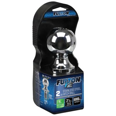 Image showing  1 in. x 2-1/8 in. Shank 6K lb. Capacity Hitch Ball, 2 in. Ball Diameter