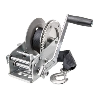 Reese Towpower Trailer Winch with 20 ft. Strap, 2,000 lb.