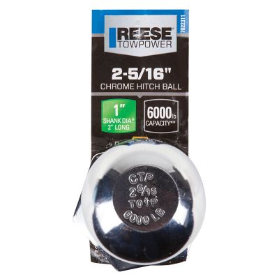 Image showing  1 in. Shank 2,000 lb. Capacity Interlock Hitch Ball, 2-5/16 in. Ball Diameter