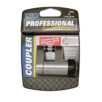Image showing  Professional Trailer Coupler Lock, Chrome