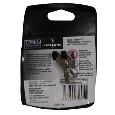 Image showing  Professional Trailer Coupler Lock, Chrome