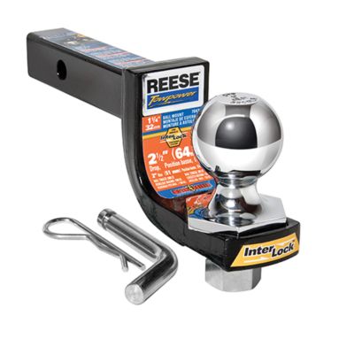 Reese Towpower Interlock Ball Mount Starter Kit Class II, Fits 1-1/4 in. Hitch Box Opening, 7043100