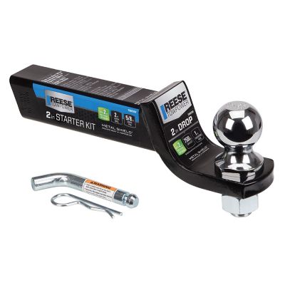Reese Towpower 2 in. Receiver Class IV Ball Mount Starter Kit, 2 in. Drop, 7,500 lb. Capacity