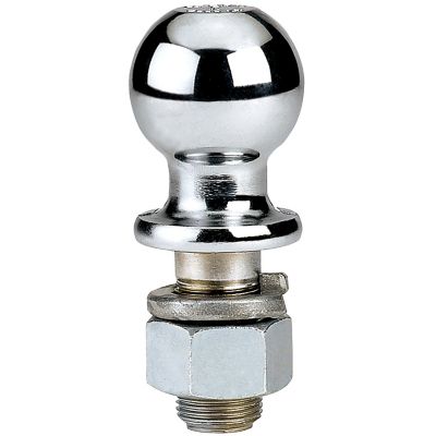 Reese Towpower 1 in. x 2 in. Shank 6K lb. Capacity Hitch Ball, 2 in. Ball Diameter, 7401036