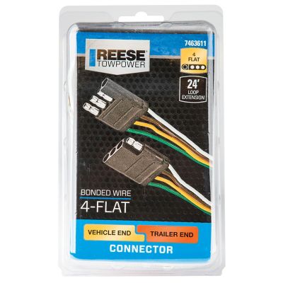 Image showing  4-Way Flat Extension Wiring Connector, 24 ft. Wire, 7463611