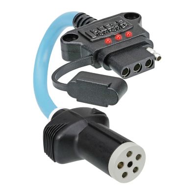 Reese Towpower 6-Way to 4-Way Flat Wiring Adapter, Flex, 8536900
