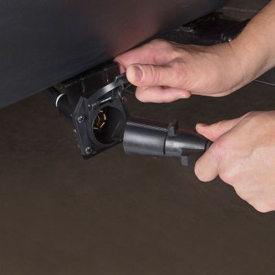 Image showing  7-Way Molded Connector with 6 ft. Cable