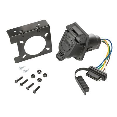 Reese Towpower 7-Way with 5-Way and 4-Way Flat Wiring Adapter, Dual Port, 8551111