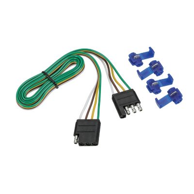 Reese Towpower 4-Way Flat Extension Wiring Connector, 48 in. Wire, 8552200