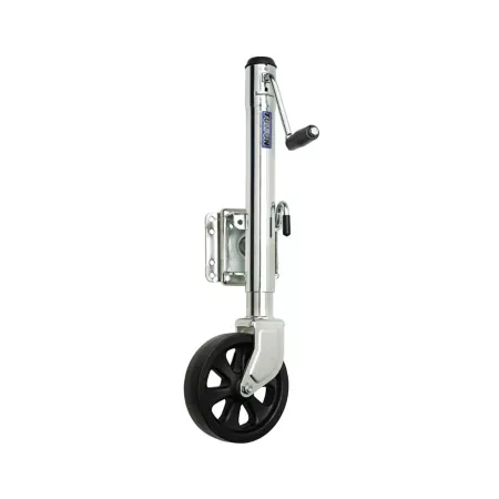 FULTON 1 500 lb Trailer Jack Pop-Up Bolt-On Steel Construction 8" Poly Wheel XP15 0101 Trailer Jacks