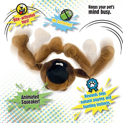 Image showing  Action Plush Animated Squeaker Plush Dog Toy